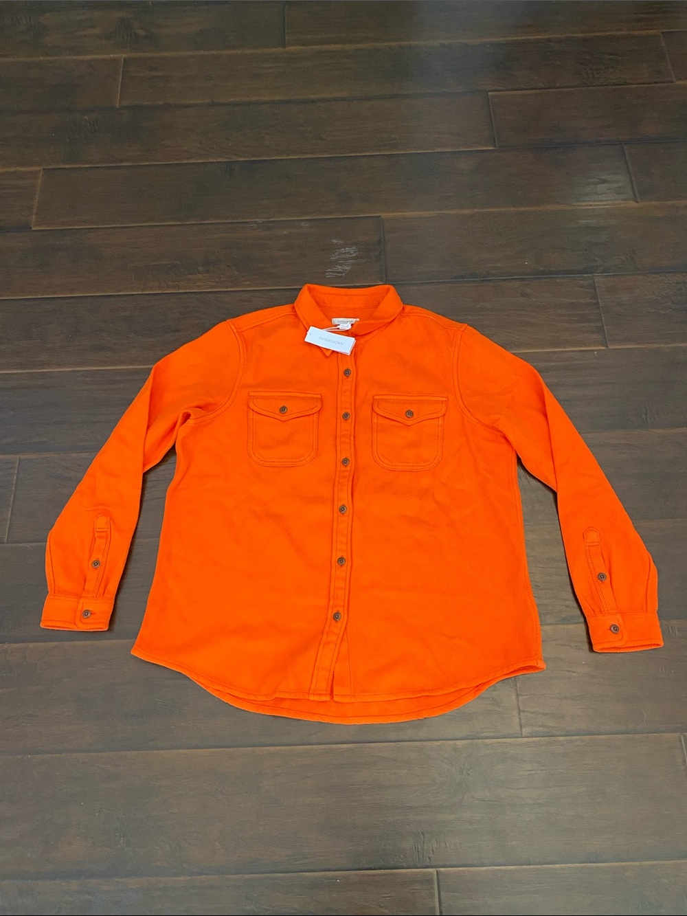 New with tag Outerknown 100% organic cotton long sleeve shirt men’s size M